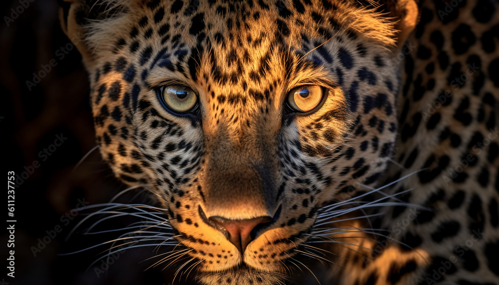 Leopardo. Ai generated. Leopardo. Ai generated.