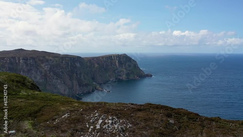 Aerial view of Horn Head by Dunfanaghy in County Donegal, Irleland photo