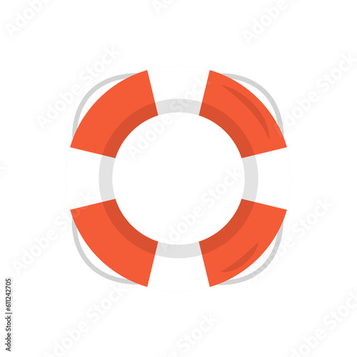 Lifebuoy vector logo template in trendy style