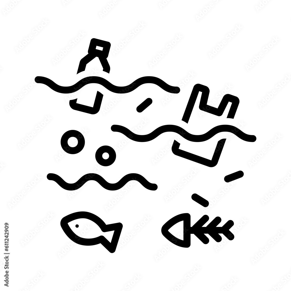 Black line icon for Contamination Black line icon for Contamination