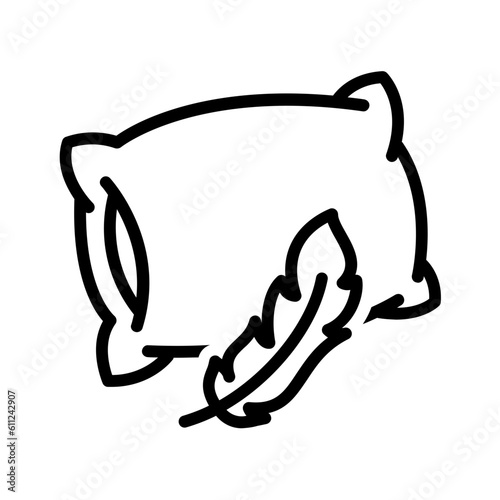 Black line icon for Soft