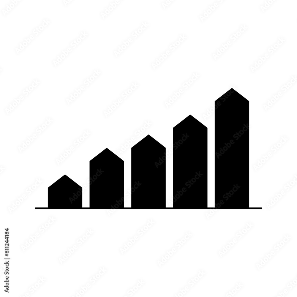Fototapeta premium Schedule icon vector. Chart illustration sign. graph symbol or logo.