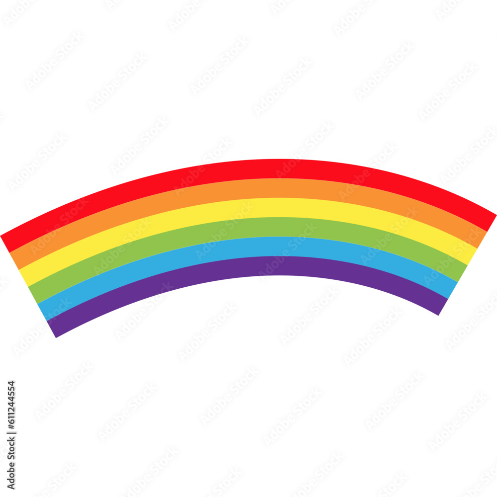 Fototapeta premium Aesthetic Rainbow Element-10