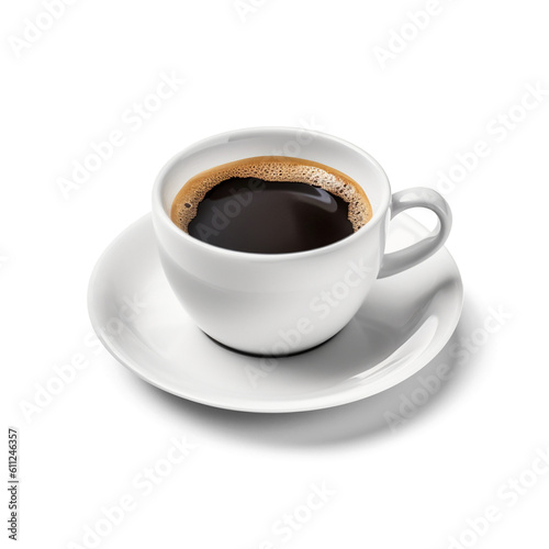 Coffee cup isolated on transparent or white background, png