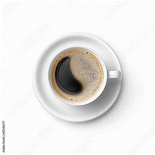 Coffee cup isolated on transparent or white background, png