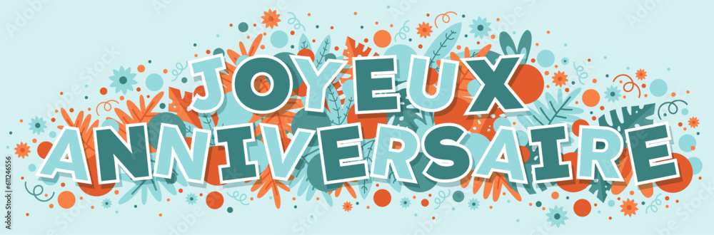 Joyeux Anniversaire Banni re Titre Et Illustrations Vectorielles joyeux-anniversaire-banni-re-titre-et-illustrations-vectorielles