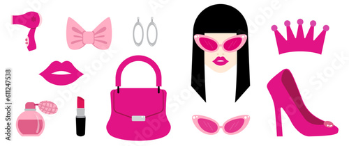 Girly Barbiecore Element