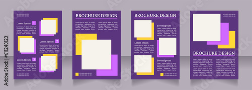Environmental issues and solutions blank brochure layout design. Vertical poster template set with empty copy space for text. Premade corporate reports collection. Editable flyer paper pages