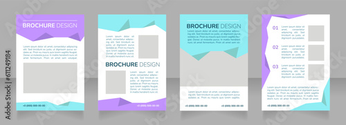 Learning opportunities for graduated pupils blank brochure layout design. Vertical poster template set with empty copy space for text. Premade corporate reports collection. Editable flyer paper pages