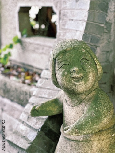 Hangzhou, China Landscape and Harmony Stone Statue