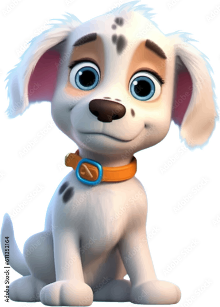 cute 3d puppy, in the style of photorealistic cute 3d puppy, in the style of photorealistic