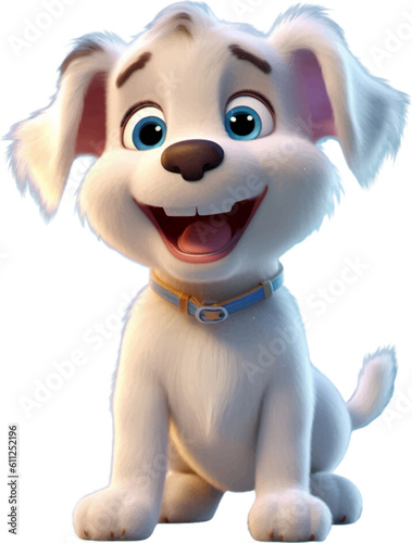 cute 3d puppy  in the style of photorealistic 
