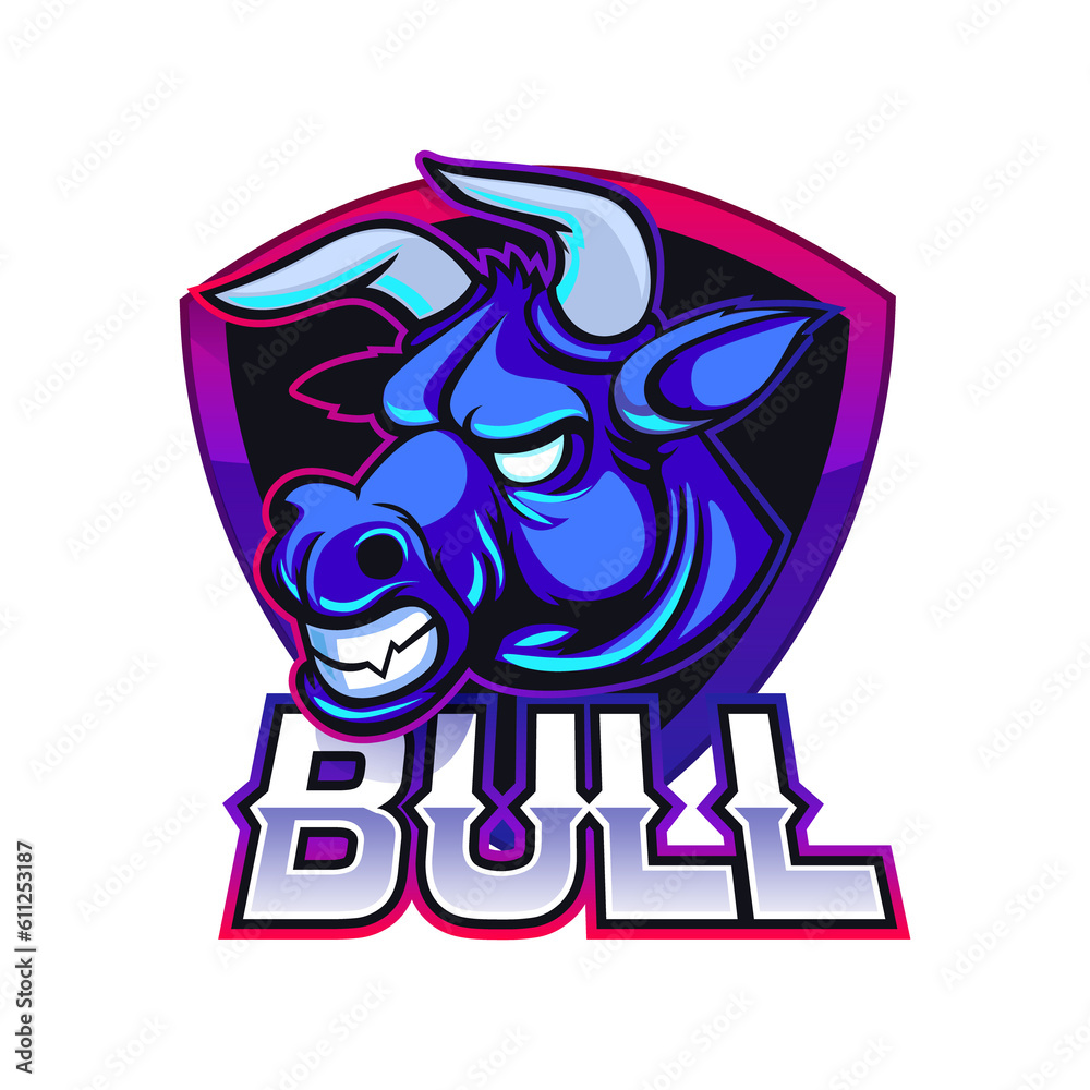 Bull logo icon PNG vector design Bull logo icon PNG vector design
