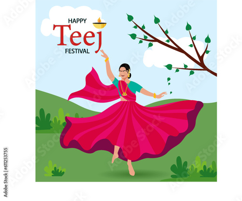 Teej, also known as Hartalika Teej or Hariyali Teej, is a popular Hindu festival celebrated primarily by women in many parts of India and Nepal.