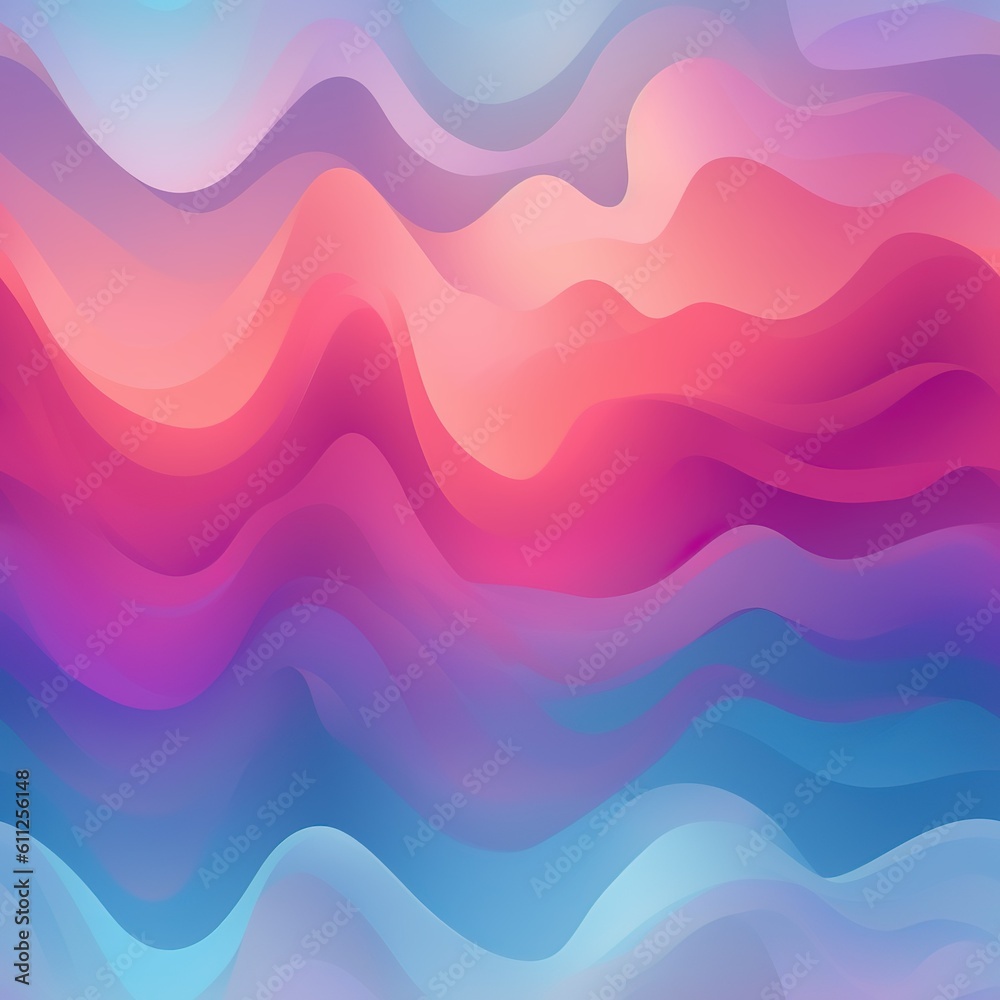 Abstract coloring background of the gradient with visual wave. created with generative AI technology. Abstract coloring background of the gradient with visual wave. created with generative AI technology.