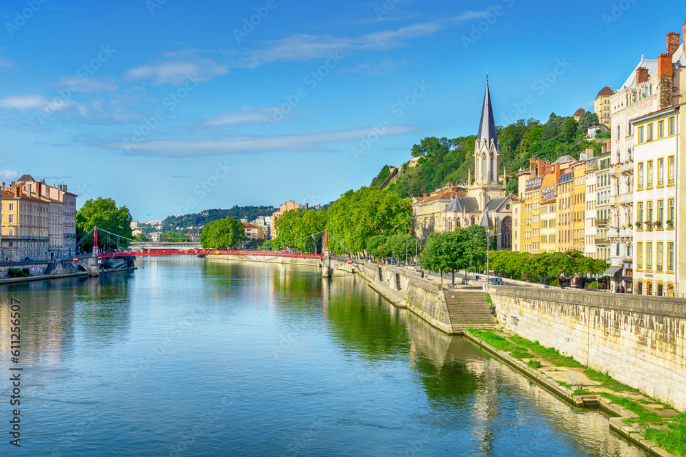 View of Lyon, France