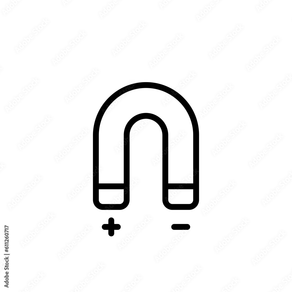 magnet sign symbol vector magnet sign symbol vector