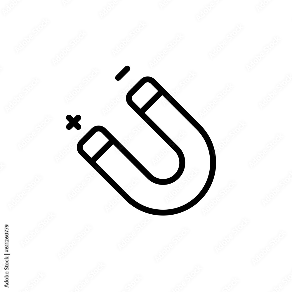 magnet sign symbol vector magnet sign symbol vector