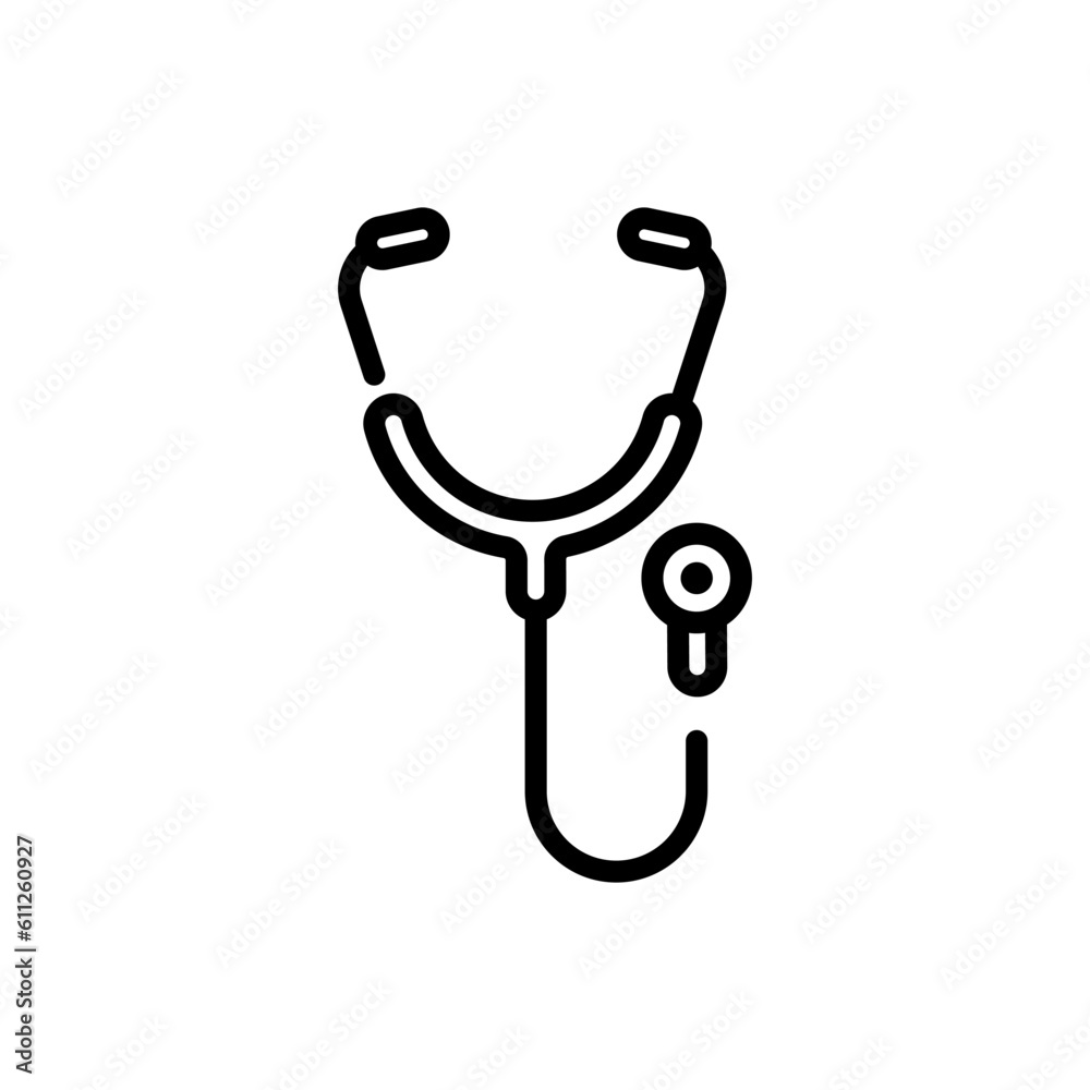 stethoscope sign symbol vector stethoscope sign symbol vector