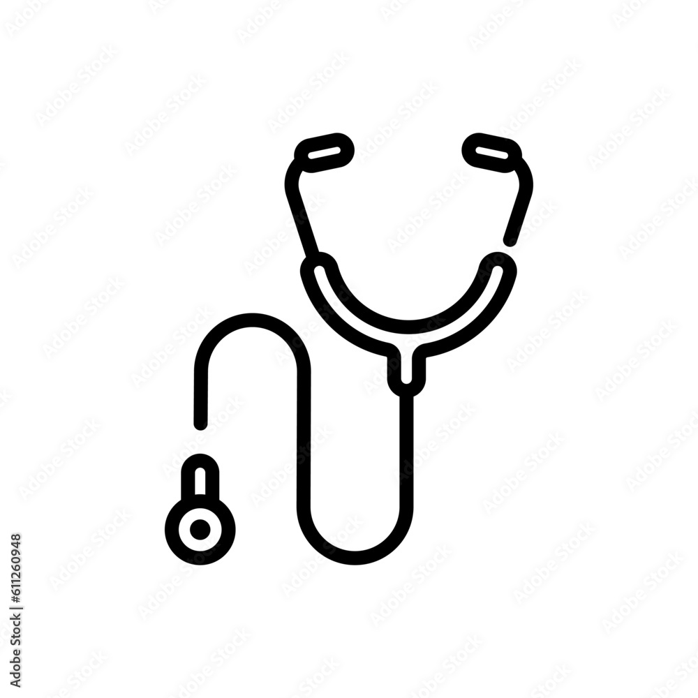 stethoscope sign symbol vector stethoscope sign symbol vector