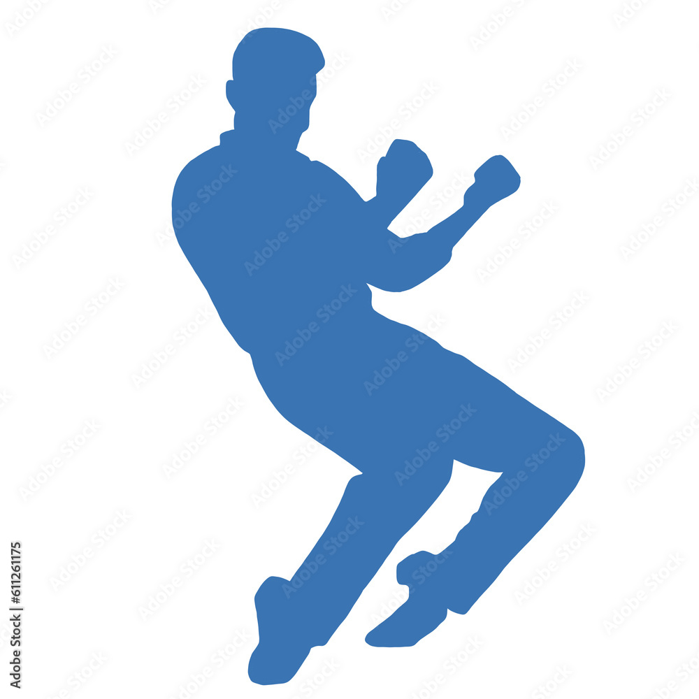 Naklejka premium silhouette of a person