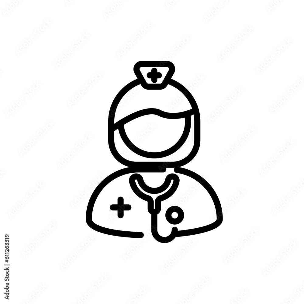 nurse sign symbol vector nurse sign symbol vector