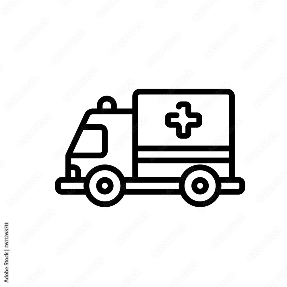 ambulance sign symbol vector