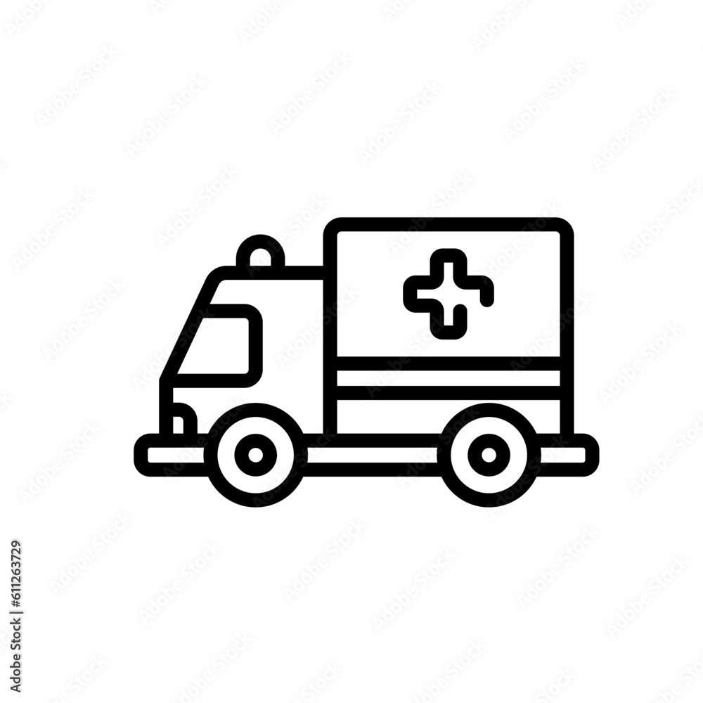 ambulance sign symbol vector