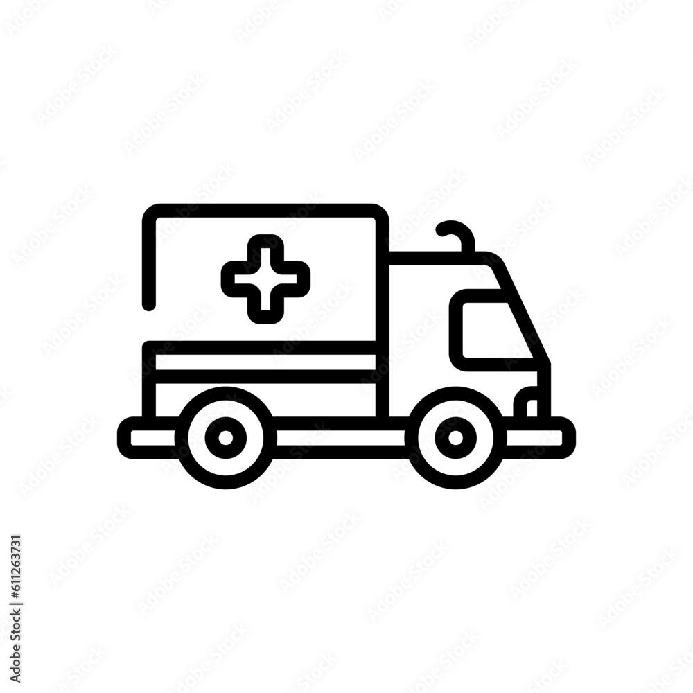 ambulance sign symbol vector