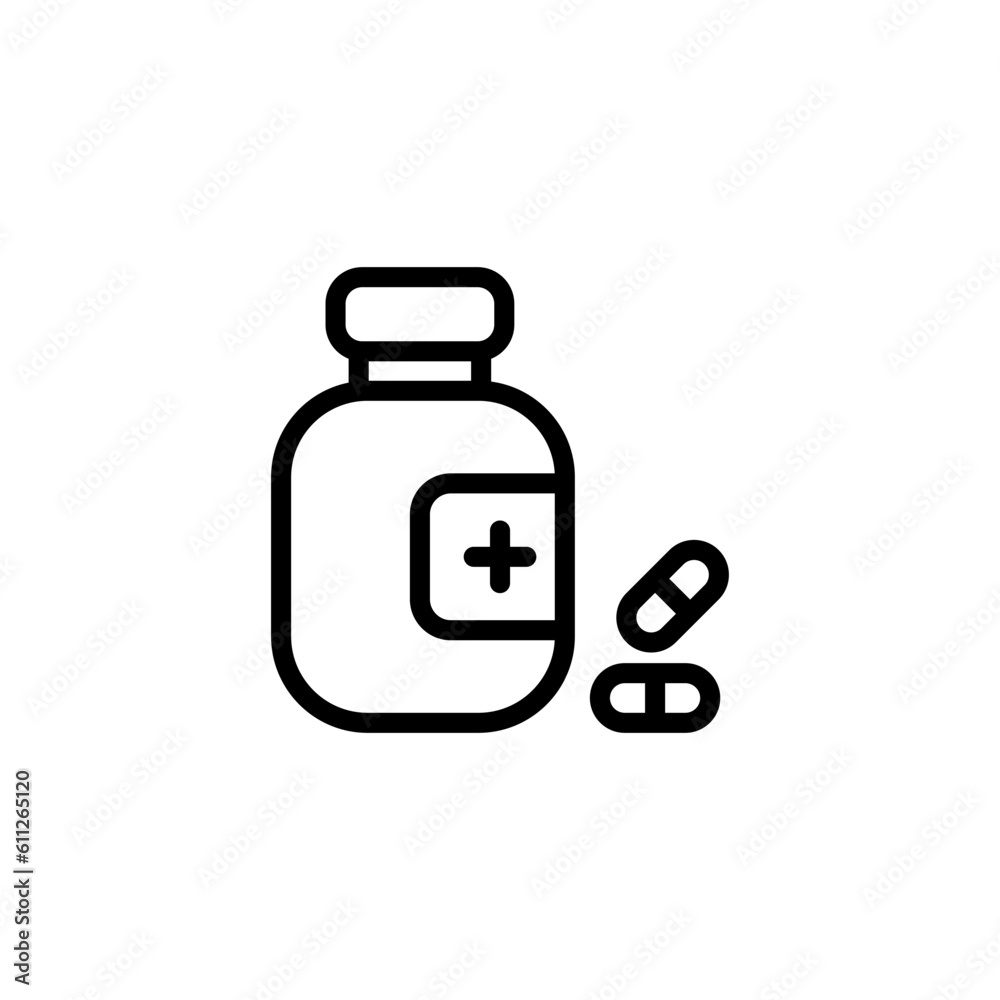 medicine bottle sign symbol vector medicine bottle sign symbol vector