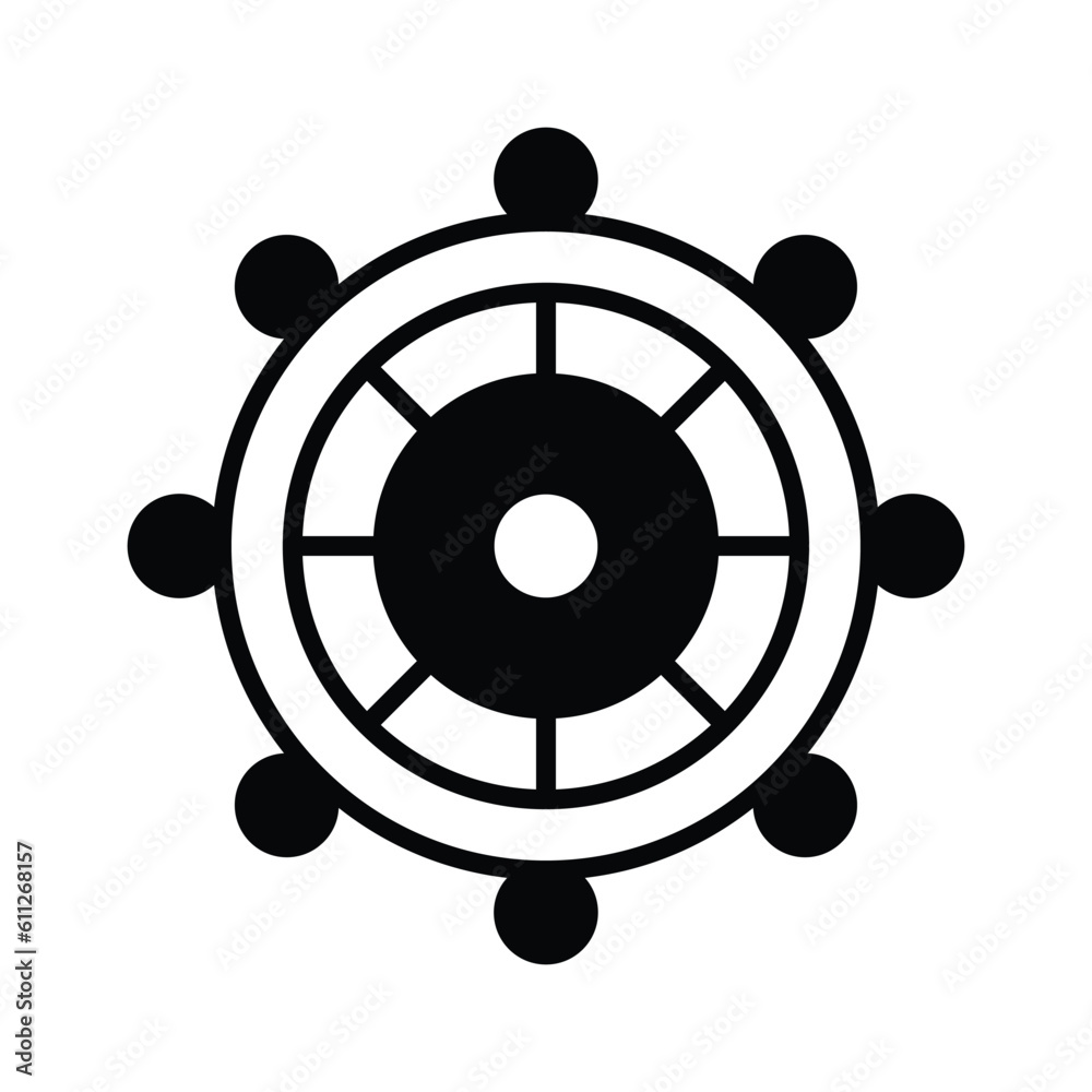Beautifully designed vector of ship wheel in modern style, ready to use icon Beautifully designed vector of ship wheel in modern style, ready to use icon