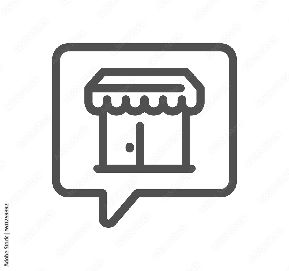 Shop management related icon outline and linear symbol. Shop management related icon outline and linear symbol.