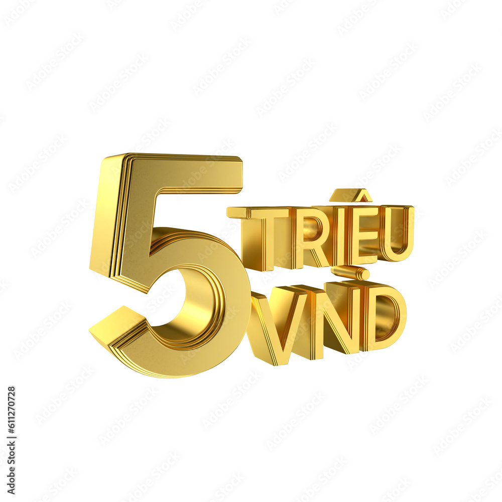 Obraz premium 5 million Vietnamese Dong