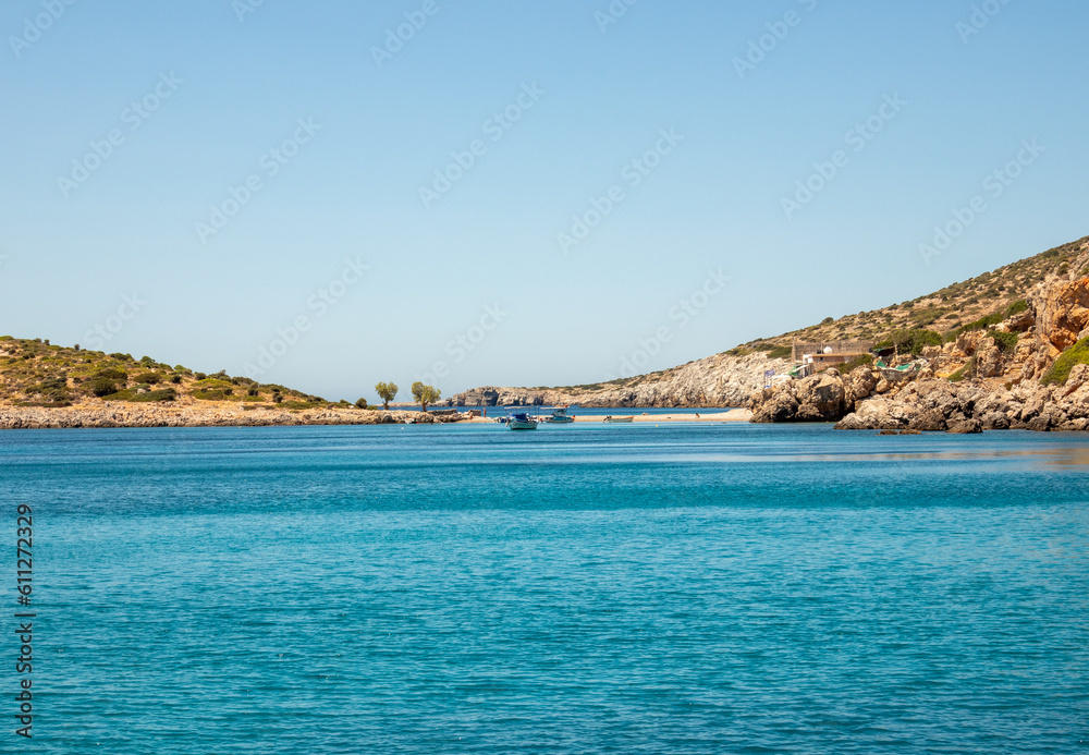 Turquoise waters of Chios