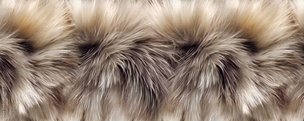 Fototapeta premium Animal fur skin texture Generative AI
