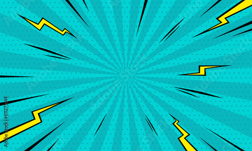 Comic abstract cartoon background design