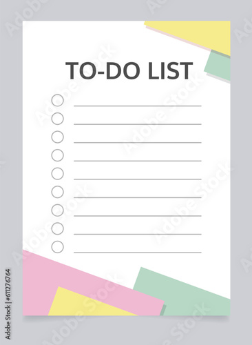 Daily agenda with checkboxes worksheet design template. Blank printable goal setting sheet. Time management sample. Scheduling page for organizing personal tasks. Oxygen Bold font used