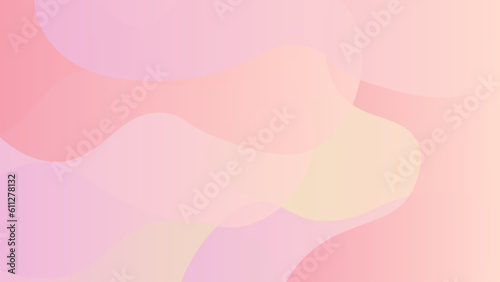 ピンクのかわいい抽象的なベクター背景画像