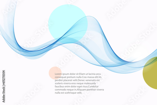 Abstract blue wave vector background,abstract wave flow