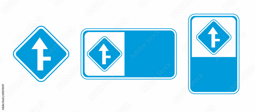 vector intersection traffic signs and templates vector intersection traffic signs and templates