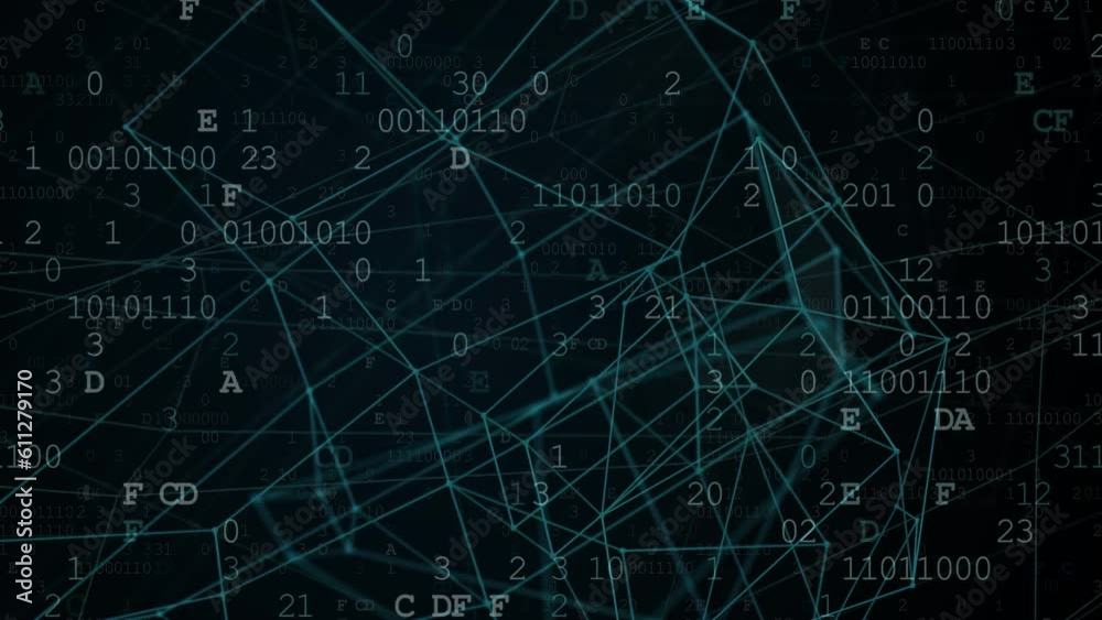 Engineering computing conception, looped background video