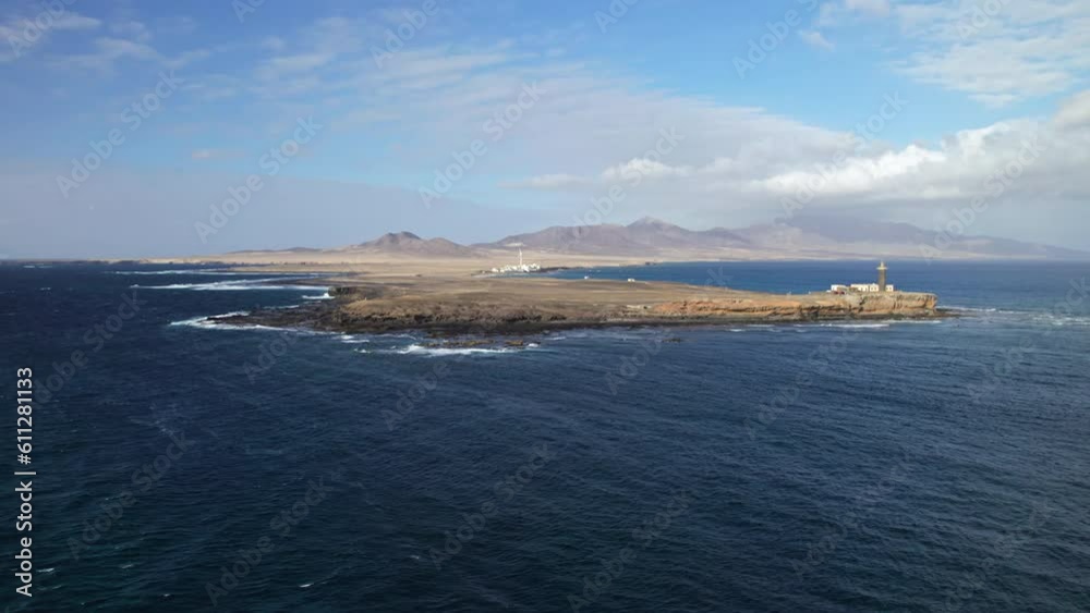 Flight over of Punta Jandia, Fuerteventura Flight over of Punta Jandia, Fuerteventura