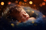 Creating everlasting memories, birth of a child, newborn, bokeh Generative AI