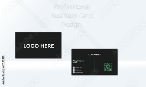 Vector, clean, professional & corporate business card design