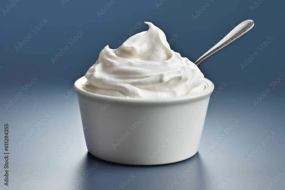 Greek yogurt. Generate Ai Greek yogurt. Generate Ai
