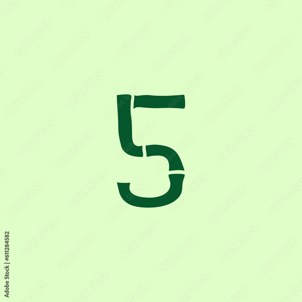 Green Bamboo 5 Letter logo icon design for icon, logo, vector, business, company and more Green Bamboo 5 Letter logo icon design for icon, logo, vector, business, company and more