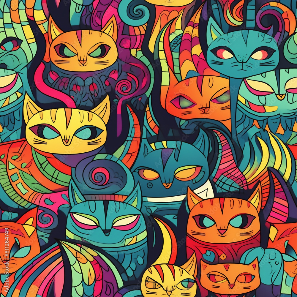 Chats spychés générés par IA - tile Chats spychés générés par IA - tile
