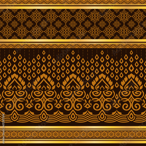 seamless geometric local culture pattern for background Can be used in textiles, clothing, jewelry, wallpaper, cloth, vector images.