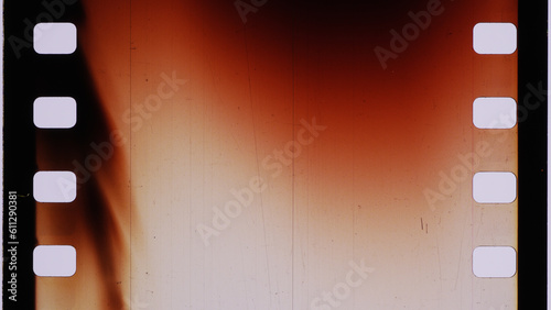 Film Flash Frame And Burn