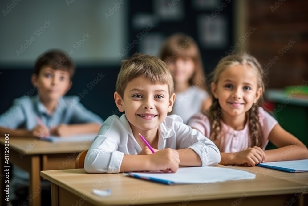 Elementary school student rat class, AI Generative Elementary school student rat class, AI Generative
